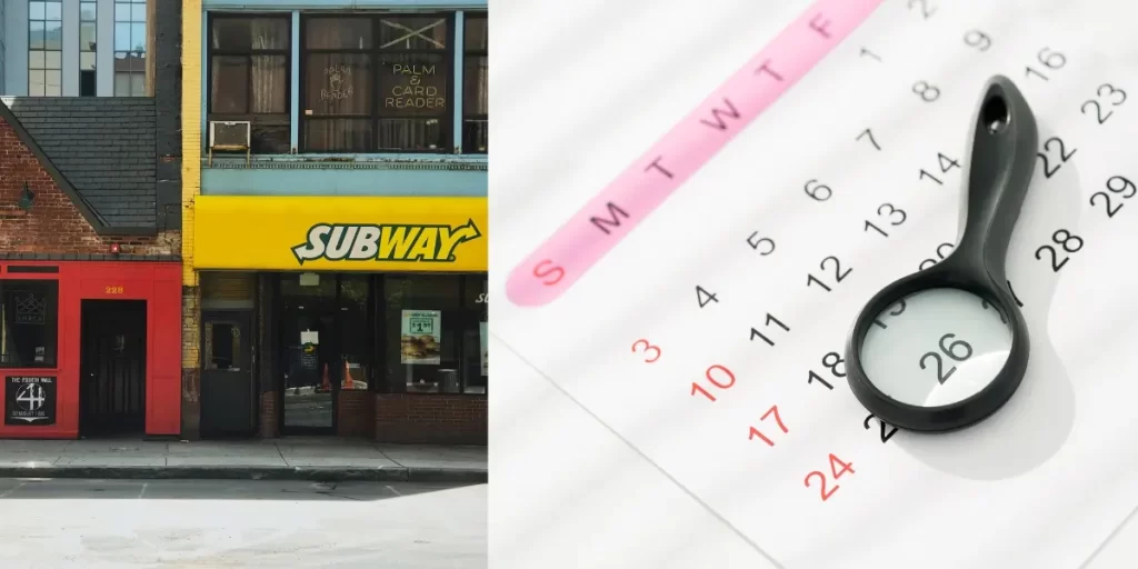 Subway Opening Hours in Weekdays