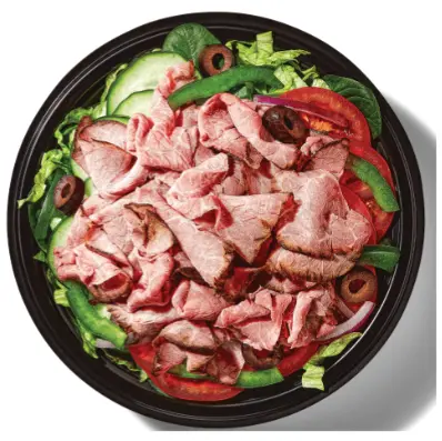 Roast beef no bready bowl menu price