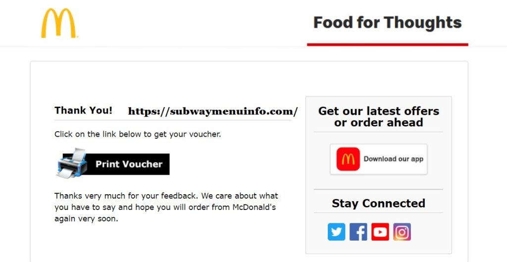 Mcdfoodforthoughts Voucher Print